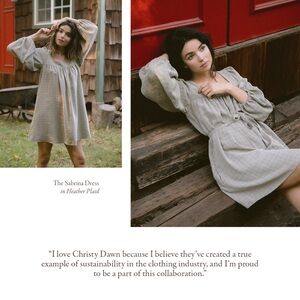 Christy Dawn Heather Plaid Sabrina Dress